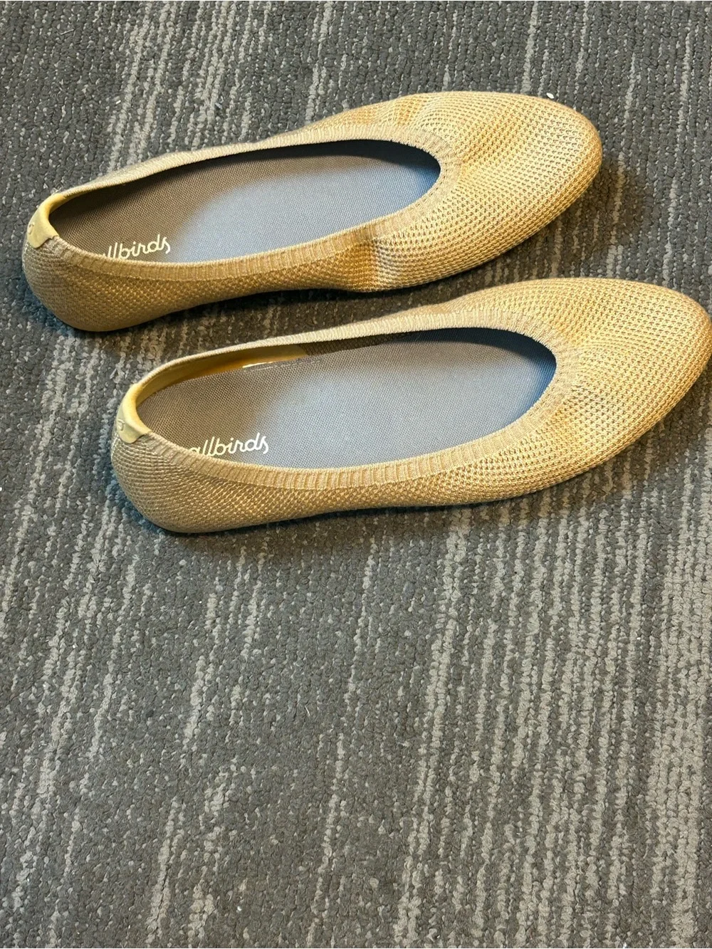 allbirds Tree Breezer Women’s Knit Ballet Flat — Tan